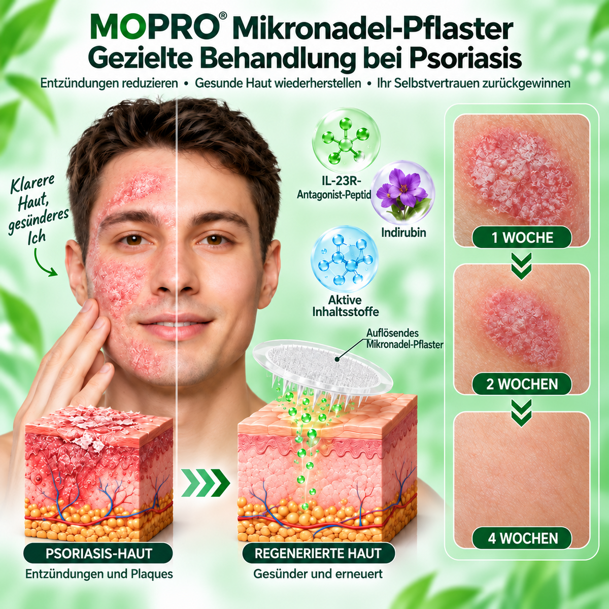 𝐌𝐎𝐏𝐑𝐎® 👩‍⚕️👩‍⚕️ 𝐈𝐋-𝟐𝟑𝐑-𝐀𝐧𝐭𝐚𝐠𝐨𝐧𝐢𝐬𝐭-𝐏𝐞𝐩𝐭𝐢𝐝 + 𝐈𝐧𝐝𝐢𝐫𝐮𝐛𝐢𝐧 𝟏𝟎-𝐈𝐍-𝟏 𝐍𝐚𝐧𝐨-𝐌𝐢𝐤𝐫𝐨𝐧𝐚𝐝𝐞𝐥-𝐏𝐟𝐥𝐚𝐬𝐭𝐞𝐫 (𝐇𝐢𝐥𝐟𝐭 𝐛𝐞𝐢 𝐑ö𝐭𝐮𝐧𝐠𝐞𝐧, 𝐒𝐜𝐡𝐮𝐩𝐩𝐮𝐧𝐠, 𝐓𝐫𝐨𝐜𝐤𝐞𝐧𝐡𝐞𝐢𝐭 & 𝐉𝐮𝐜𝐤𝐫𝐞𝐢𝐳 𝐮𝐧𝐝 𝐮𝐧𝐭𝐞𝐫𝐬𝐭ü𝐭𝐳𝐭 𝐇𝐚𝐮𝐭𝐞𝐫𝐧𝐞𝐮𝐞𝐫𝐮𝐧𝐠 & 𝐇𝐚𝐮𝐭𝐛𝐚𝐫𝐫𝐢𝐞𝐫𝐞.)