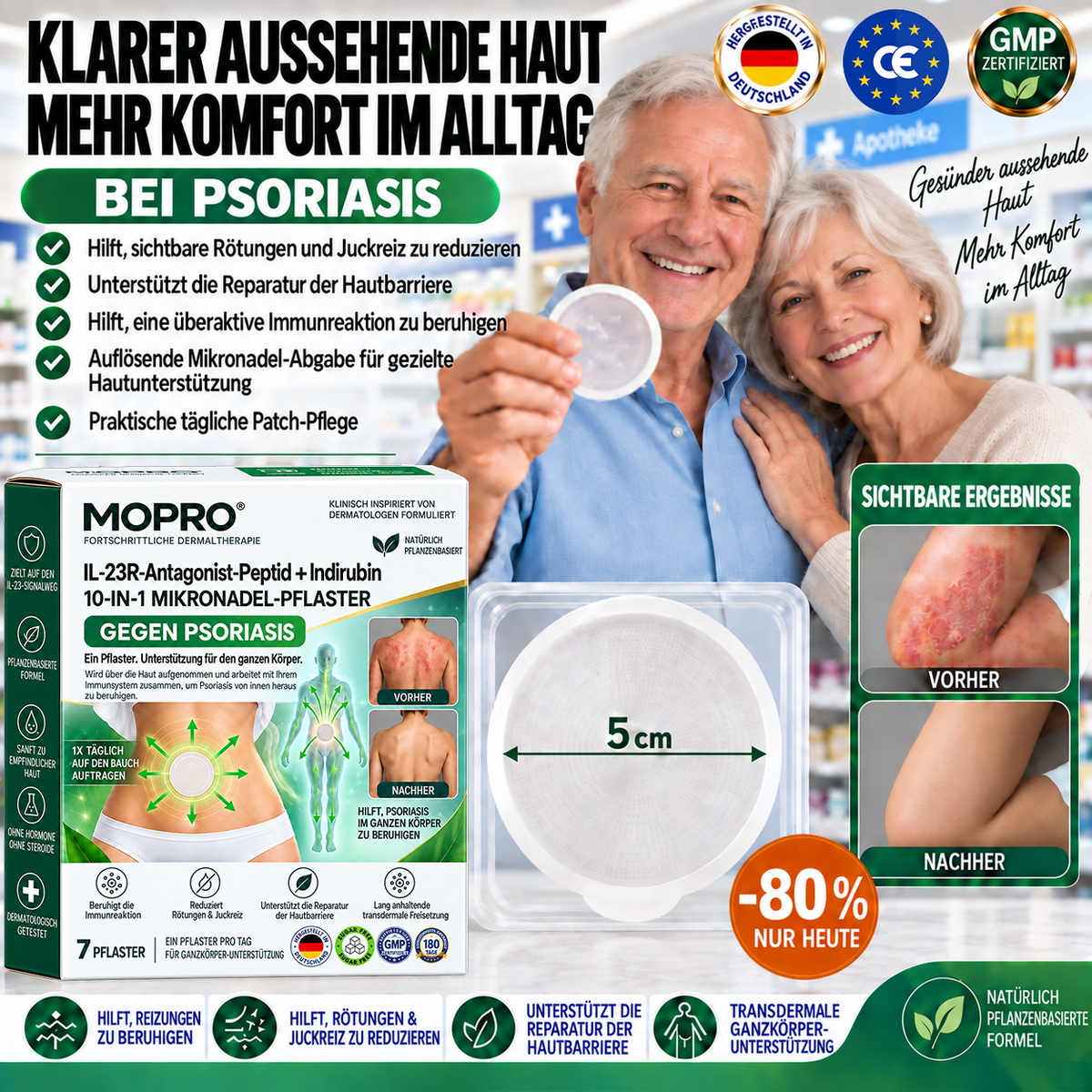 𝐌𝐎𝐏𝐑𝐎® 👩‍⚕️👩‍⚕️ 𝐈𝐋-𝟐𝟑𝐑-𝐀𝐧𝐭𝐚𝐠𝐨𝐧𝐢𝐬𝐭-𝐏𝐞𝐩𝐭𝐢𝐝 + 𝐈𝐧𝐝𝐢𝐫𝐮𝐛𝐢𝐧 𝟏𝟎-𝐈𝐍-𝟏 𝐍𝐚𝐧𝐨-𝐌𝐢𝐤𝐫𝐨𝐧𝐚𝐝𝐞𝐥-𝐏𝐟𝐥𝐚𝐬𝐭𝐞𝐫 (𝐇𝐢𝐥𝐟𝐭 𝐛𝐞𝐢 𝐑ö𝐭𝐮𝐧𝐠𝐞𝐧, 𝐒𝐜𝐡𝐮𝐩𝐩𝐮𝐧𝐠, 𝐓𝐫𝐨𝐜𝐤𝐞𝐧𝐡𝐞𝐢𝐭 & 𝐉𝐮𝐜𝐤𝐫𝐞𝐢𝐳 𝐮𝐧𝐝 𝐮𝐧𝐭𝐞𝐫𝐬𝐭ü𝐭𝐳𝐭 𝐇𝐚𝐮𝐭𝐞𝐫𝐧𝐞𝐮𝐞𝐫𝐮𝐧𝐠 & 𝐇𝐚𝐮𝐭𝐛𝐚𝐫𝐫𝐢𝐞𝐫𝐞.)