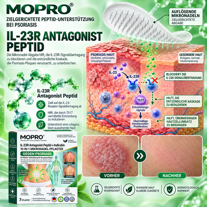 𝐌𝐎𝐏𝐑𝐎® 👩‍⚕️👩‍⚕️ 𝐈𝐋-𝟐𝟑𝐑-𝐀𝐧𝐭𝐚𝐠𝐨𝐧𝐢𝐬𝐭-𝐏𝐞𝐩𝐭𝐢𝐝 + 𝐈𝐧𝐝𝐢𝐫𝐮𝐛𝐢𝐧 𝟏𝟎-𝐈𝐍-𝟏 𝐍𝐚𝐧𝐨-𝐌𝐢𝐤𝐫𝐨𝐧𝐚𝐝𝐞𝐥-𝐏𝐟𝐥𝐚𝐬𝐭𝐞𝐫 (𝐇𝐢𝐥𝐟𝐭 𝐛𝐞𝐢 𝐑ö𝐭𝐮𝐧𝐠𝐞𝐧, 𝐒𝐜𝐡𝐮𝐩𝐩𝐮𝐧𝐠, 𝐓𝐫𝐨𝐜𝐤𝐞𝐧𝐡𝐞𝐢𝐭 & 𝐉𝐮𝐜𝐤𝐫𝐞𝐢𝐳 𝐮𝐧𝐝 𝐮𝐧𝐭𝐞𝐫𝐬𝐭ü𝐭𝐳𝐭 𝐇𝐚𝐮𝐭𝐞𝐫𝐧𝐞𝐮𝐞𝐫𝐮𝐧𝐠 & 𝐇𝐚𝐮𝐭𝐛𝐚𝐫𝐫𝐢𝐞𝐫𝐞.)