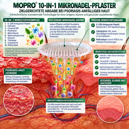 𝐌𝐎𝐏𝐑𝐎® 👩‍⚕️👩‍⚕️ 𝐈𝐋-𝟐𝟑𝐑-𝐀𝐧𝐭𝐚𝐠𝐨𝐧𝐢𝐬𝐭-𝐏𝐞𝐩𝐭𝐢𝐝 + 𝐈𝐧𝐝𝐢𝐫𝐮𝐛𝐢𝐧 𝟏𝟎-𝐈𝐍-𝟏 𝐍𝐚𝐧𝐨-𝐌𝐢𝐤𝐫𝐨𝐧𝐚𝐝𝐞𝐥-𝐏𝐟𝐥𝐚𝐬𝐭𝐞𝐫 (𝐇𝐢𝐥𝐟𝐭 𝐛𝐞𝐢 𝐑ö𝐭𝐮𝐧𝐠𝐞𝐧, 𝐒𝐜𝐡𝐮𝐩𝐩𝐮𝐧𝐠, 𝐓𝐫𝐨𝐜𝐤𝐞𝐧𝐡𝐞𝐢𝐭 & 𝐉𝐮𝐜𝐤𝐫𝐞𝐢𝐳 𝐮𝐧𝐝 𝐮𝐧𝐭𝐞𝐫𝐬𝐭ü𝐭𝐳𝐭 𝐇𝐚𝐮𝐭𝐞𝐫𝐧𝐞𝐮𝐞𝐫𝐮𝐧𝐠 & 𝐇𝐚𝐮𝐭𝐛𝐚𝐫𝐫𝐢𝐞𝐫𝐞.)
